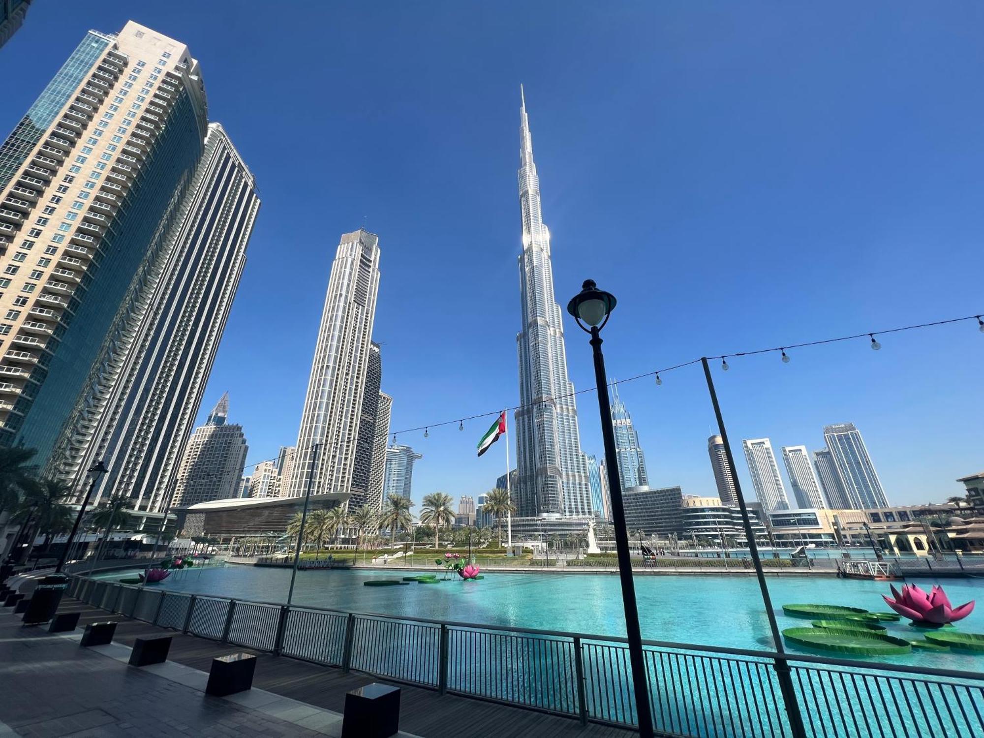 Prestige Living 2Br With Full Burj Khalifa And Fountain View By Auberge Dubaj Kültér fotó