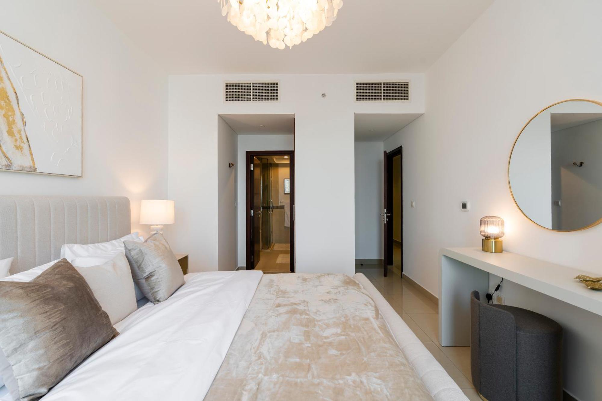 Prestige Living 2Br With Full Burj Khalifa And Fountain View By Auberge Dubaj Kültér fotó