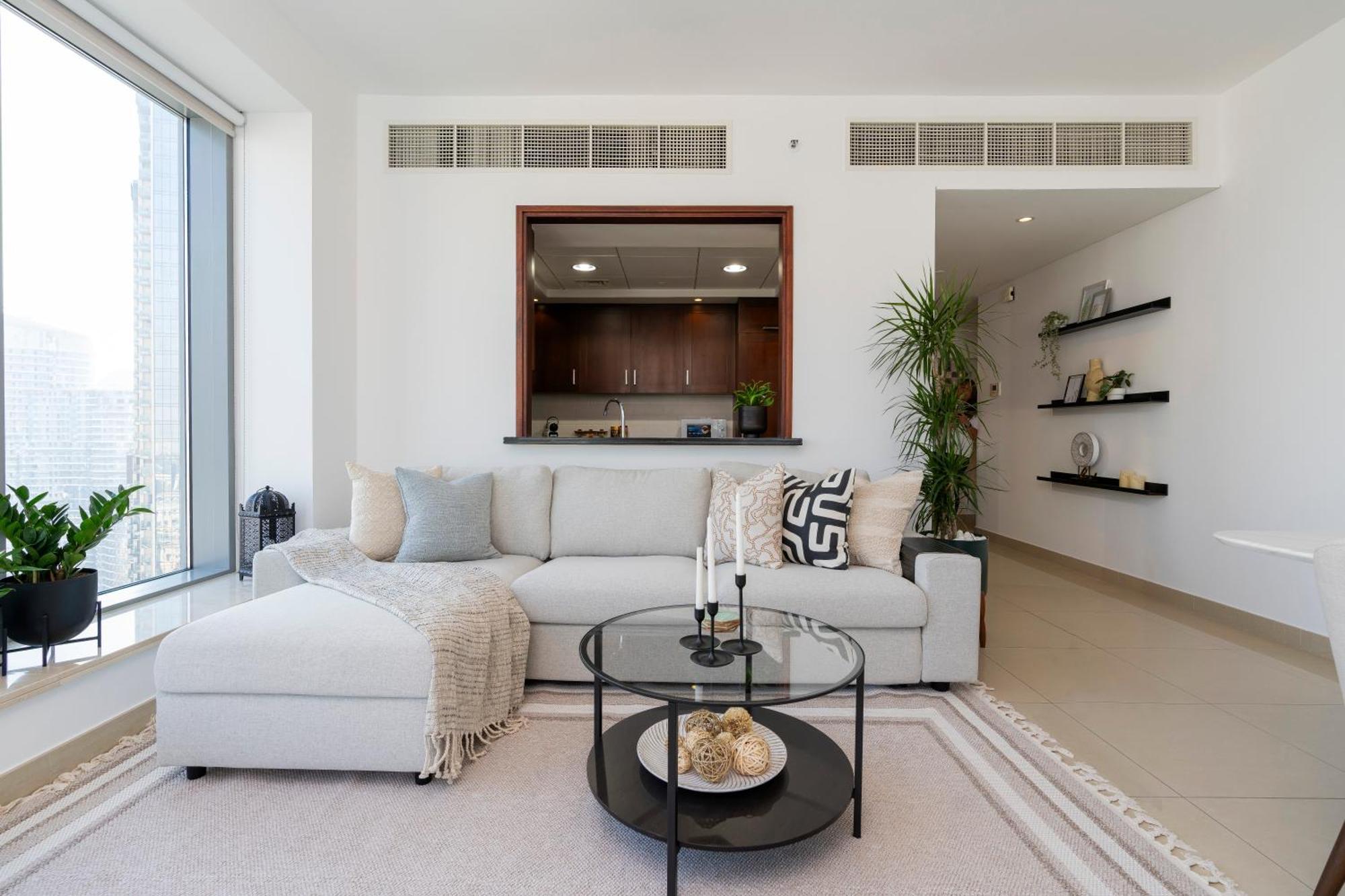 Prestige Living 2Br With Full Burj Khalifa And Fountain View By Auberge Dubaj Kültér fotó